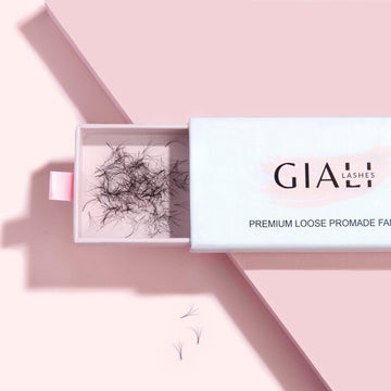 Giali Lashes 3D Handmade Loose Pro-Made Fans 0.07-Giali Lashes